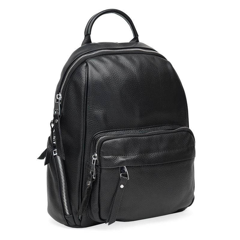 

Рюкзак женский кожаный Borsa Leather K12045-black, Черный