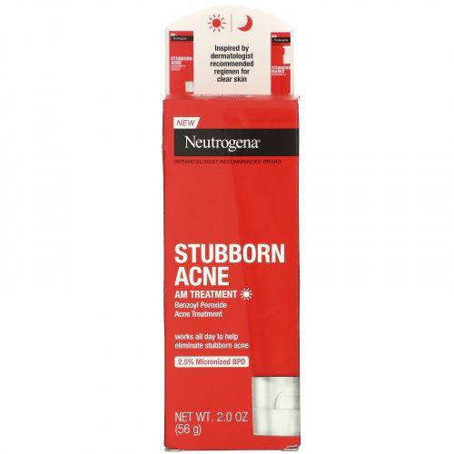 

Крем для лечения акне NeutrogenaStubborn Acne AM Treatment, 2.0 oz (56 g)