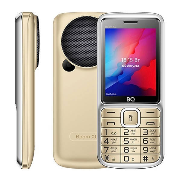 

Мобильный телефон BQ 2810 UA BOOM XL Gold