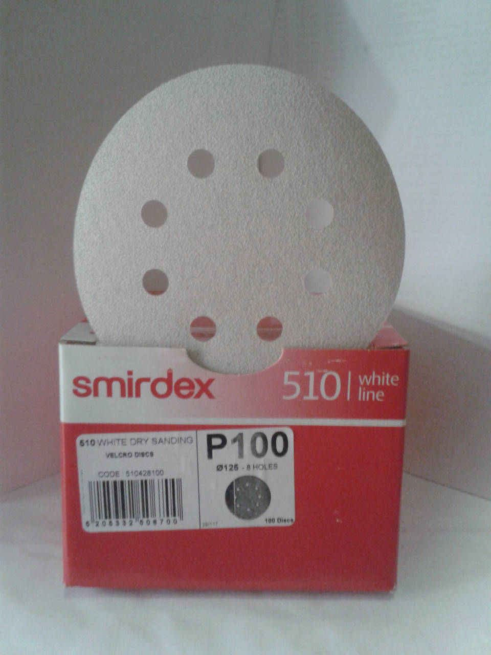 

Круг шлифовальный Smirdex диаметр 125мм зерно P100