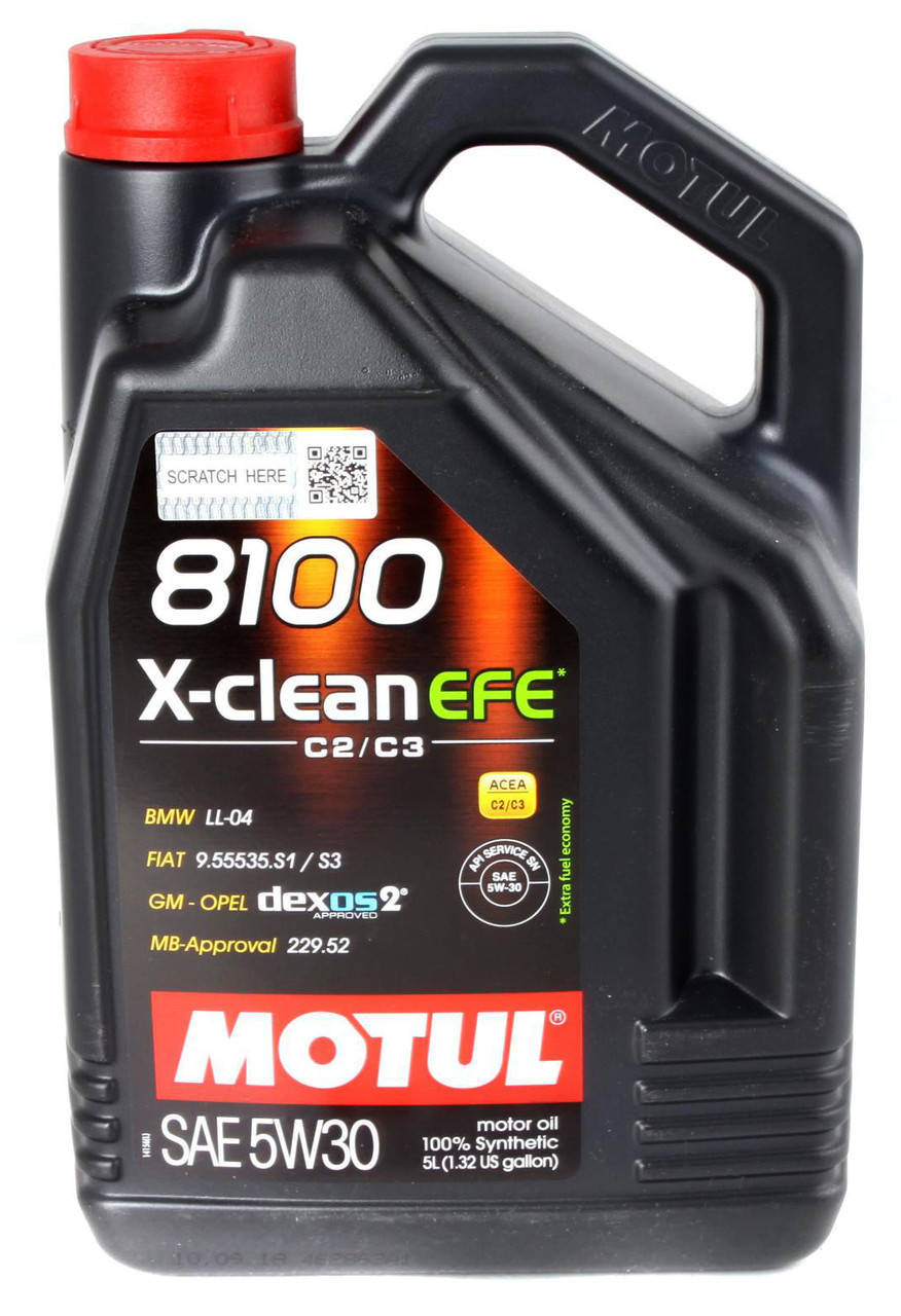 

Моторное масло Motul 8100 X-clean EFE SAE 5W-30 5 л.
