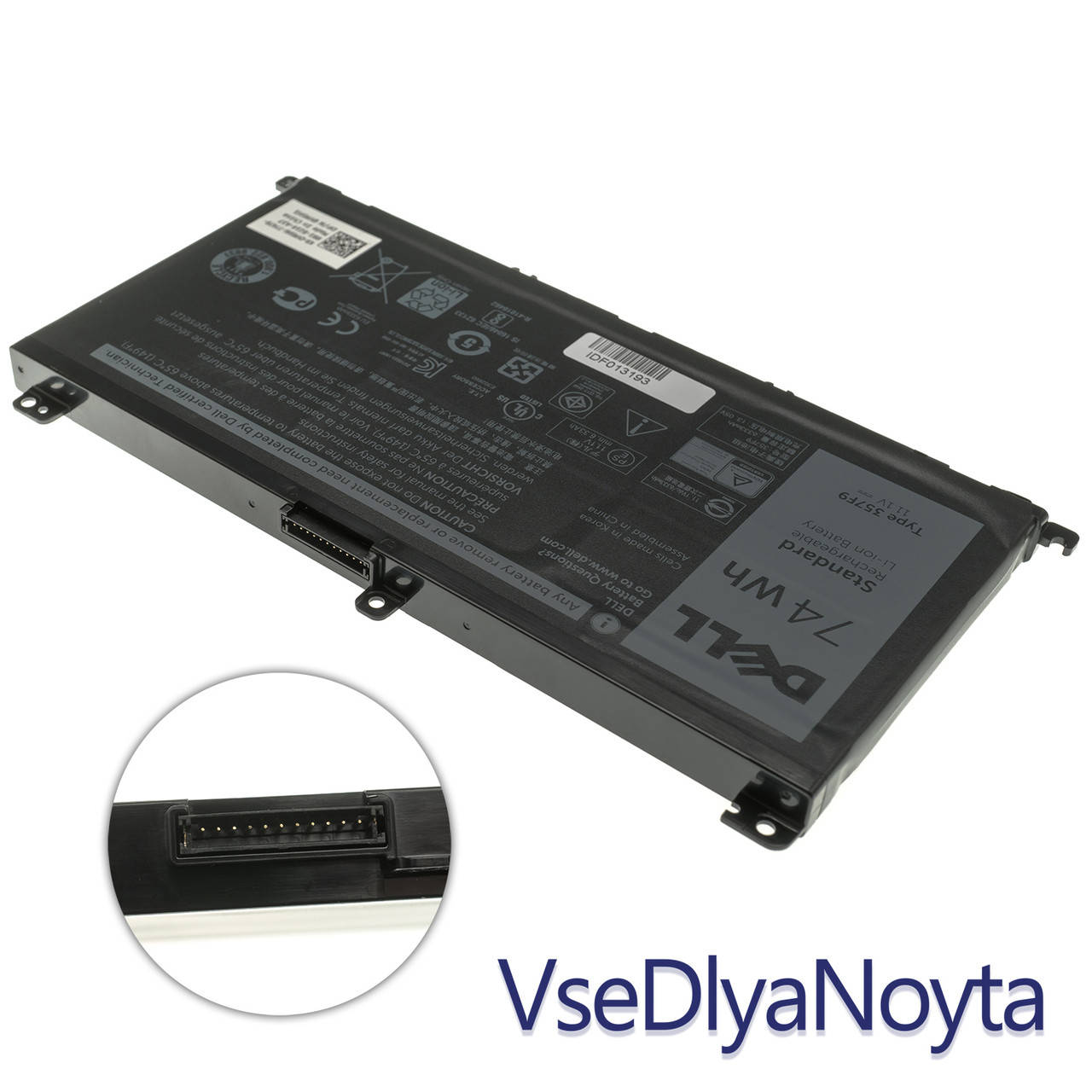 

Батарея Dell Inspiron 15 7557 Dell 7559 7566 7567 17 7759 5576 5577, Черный