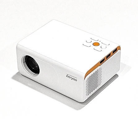 

Проектор Everycom X70, Wi-Fi version, 800х480, White