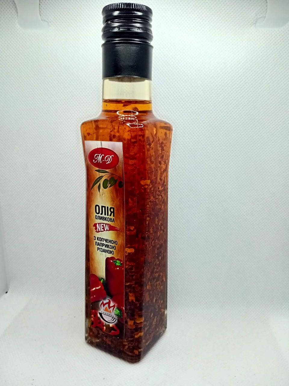 

Оливковое масло с паприкой копченой резаной