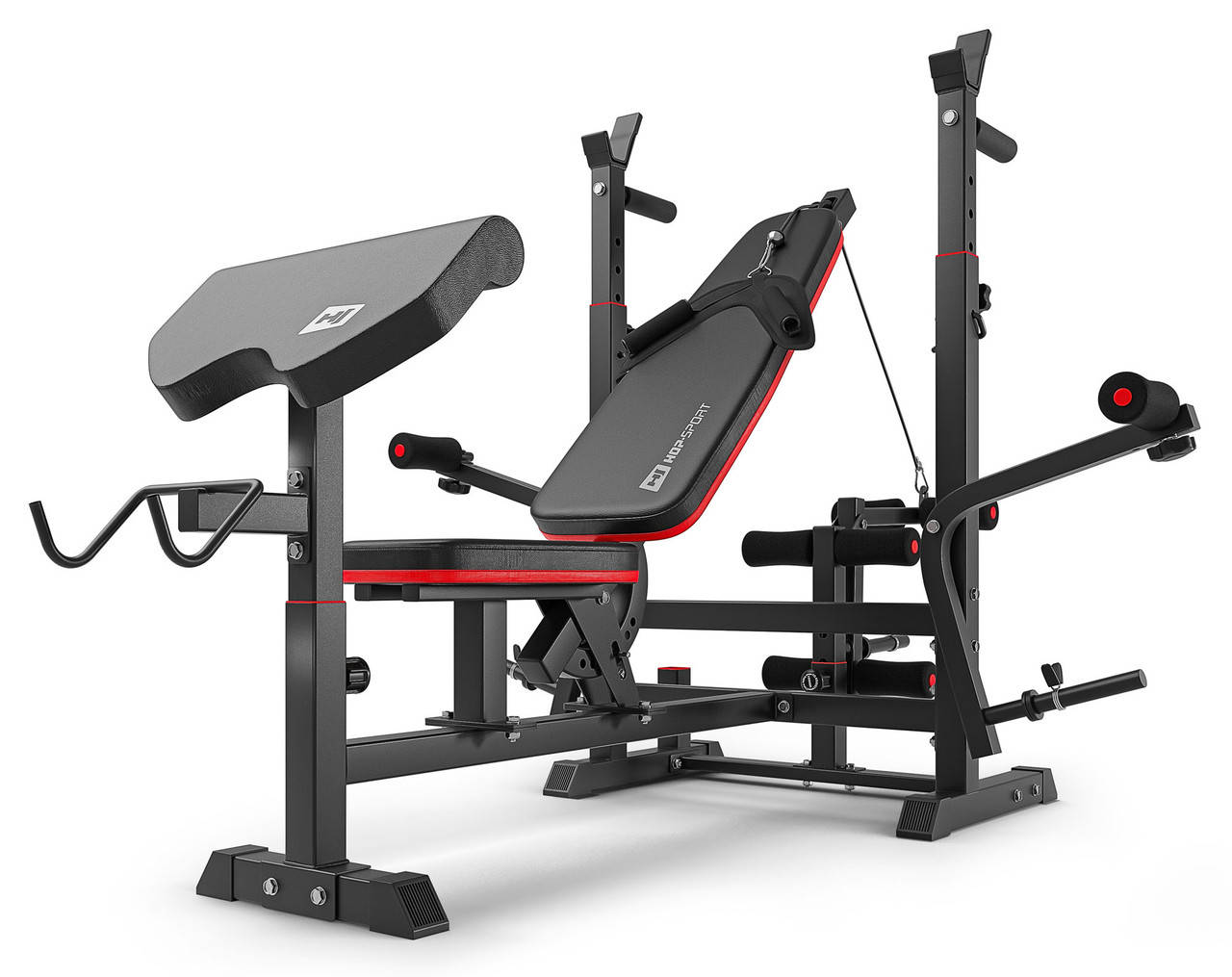 

Скамья тренировочная с партой Скотта Hop-Sport HS-1075 PRO, Черный