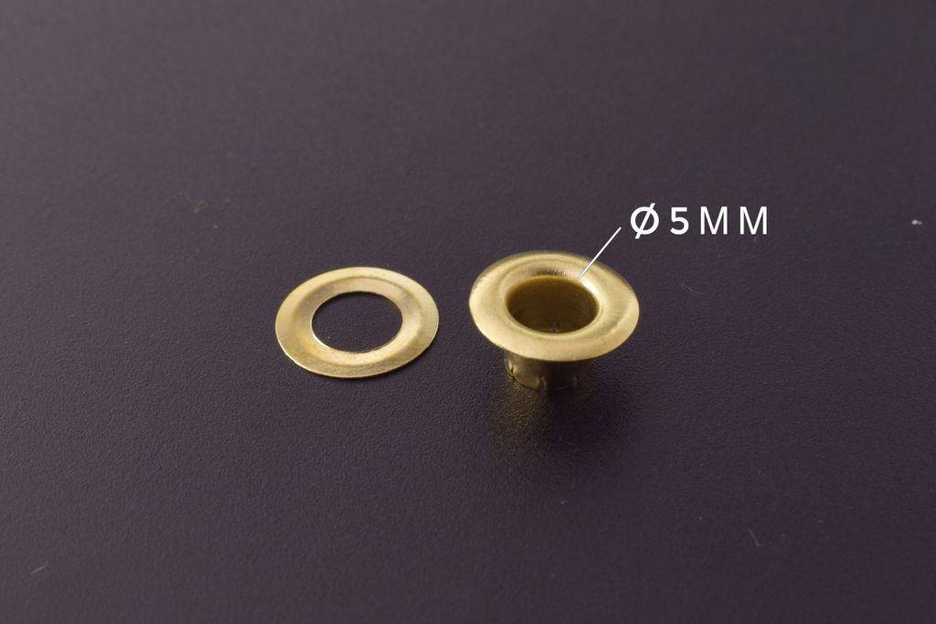 

Люверс 5 мм, золото, 100 шт