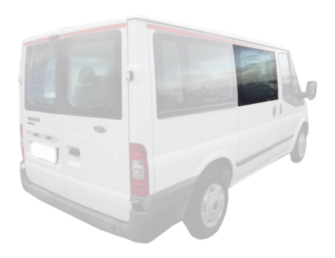 

Боковое стекло Ford Transit (T-16) (00-13) Переднее салонное Правое на Короткую базу, Зелёный