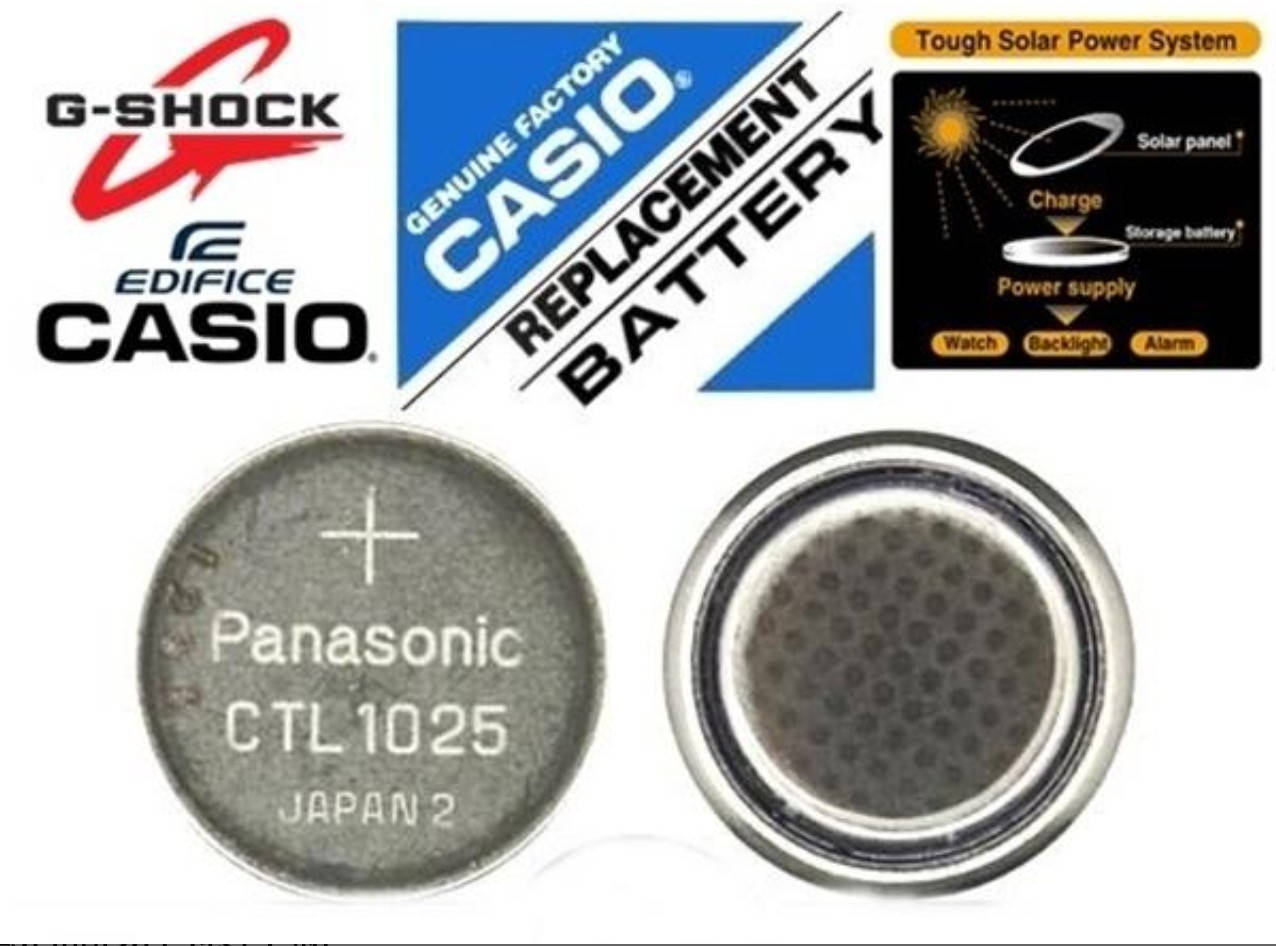 

Аккумулятор для часов Casio - Panasonic CTL1025 Оригинал!