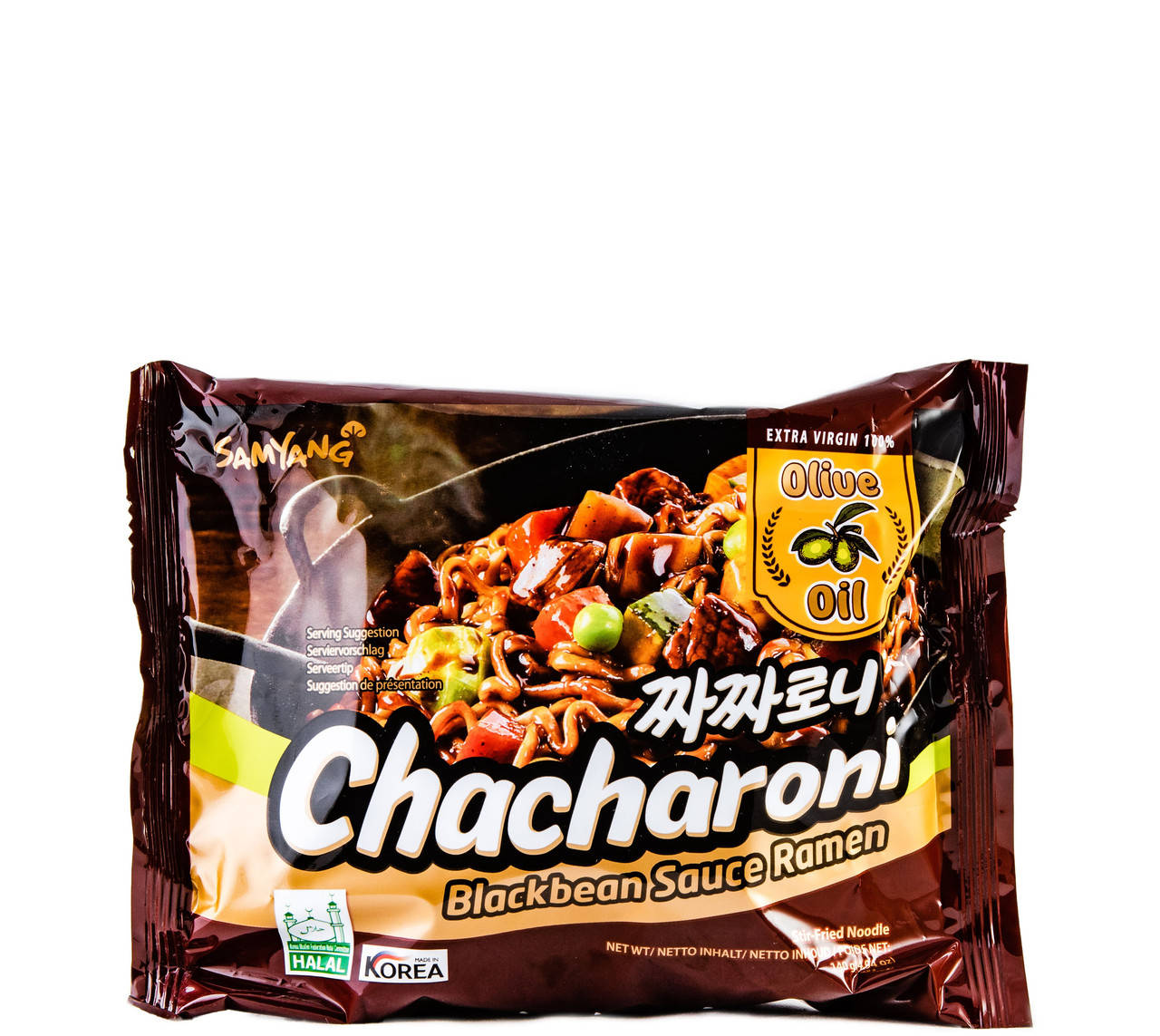 

Лапша быстрого приготовления с соусом из черных соевых бобов Chacharoni SamYang 140 г