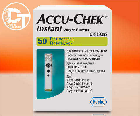 

Тест Полоски Accu-Chek Instant Акку-Чек Инстант, 50 шт