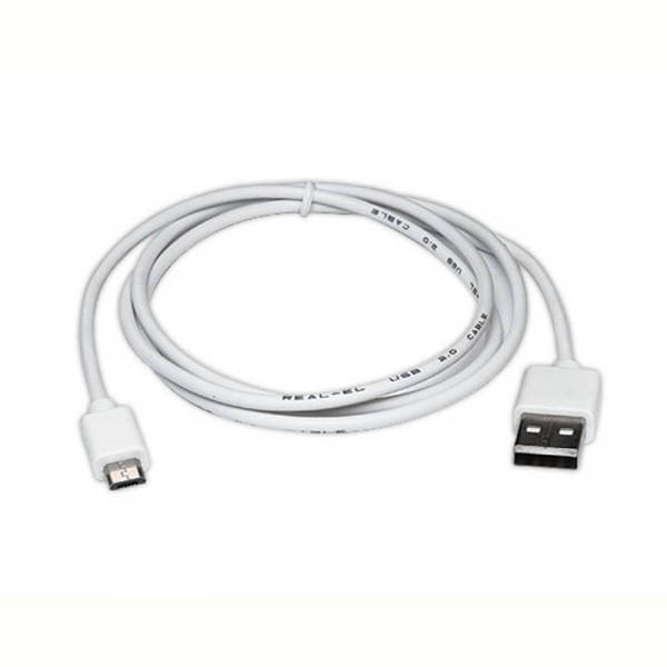 

Кабель REAL-EL Pro USB2.0 AM-micro USB type B 0.6M белый