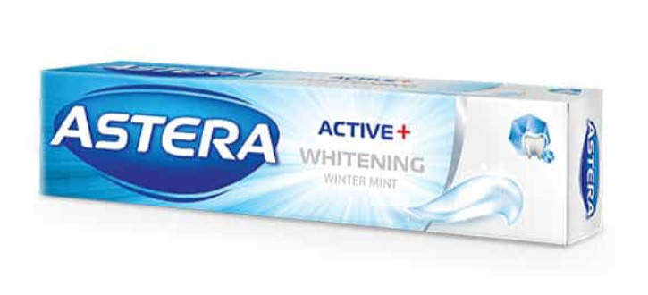

Зубная паста Astera Whitening отбеливающая 50 ml