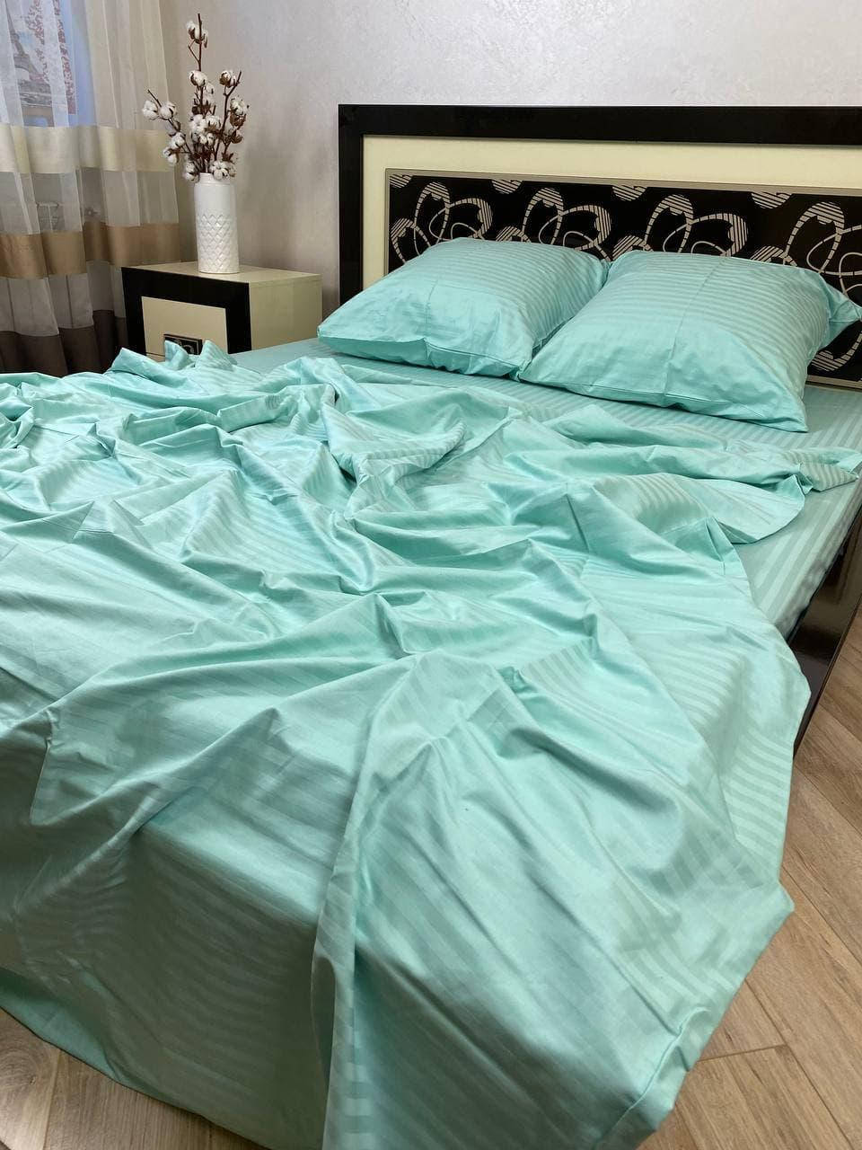 

Постільна білизна Страйп Сатин Тіфані Євро