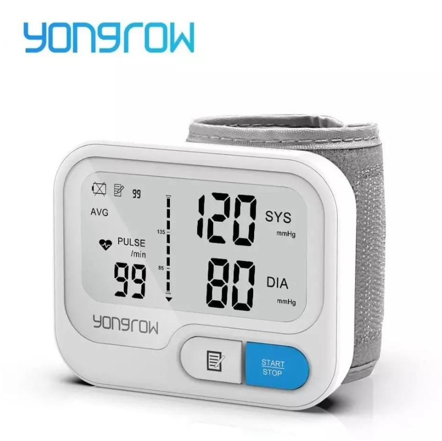 

Тонометр автоматический YONGROW YK-BPW5 на запястье
