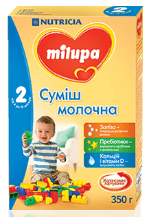 

Cуміш молочна суха Milupa 2, 350г