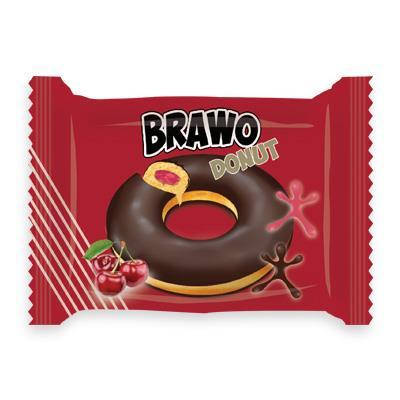 

Пончик Brawo Donut Вишня 55 г.