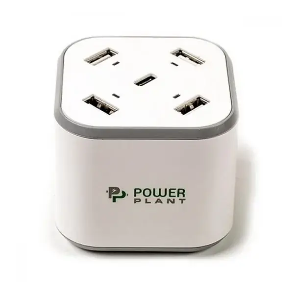 

Автомобильное зарядное устройство для телефона PowerPlant ASCC40-P27W12 Black (4xUSB 3А 12-24В (SC230112), Черный