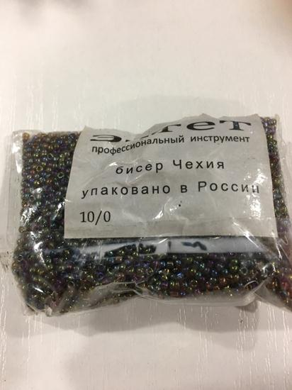 

Бисер ЭСТЕТ (Чехия) черный хамелеон 50 гр