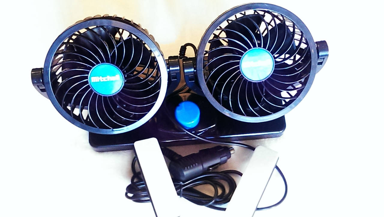 

Автовентилятор салона двойной 12V; 24V