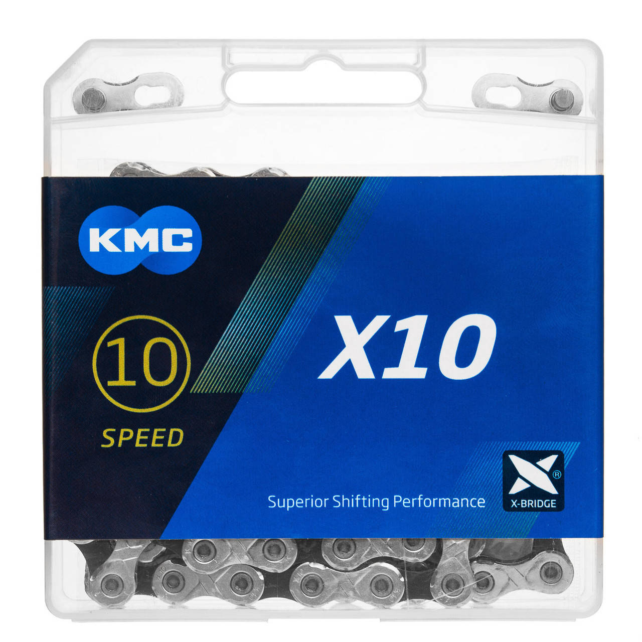 

Ланцюг велосипедний KMC X10 з замком 1/2 x 11/128