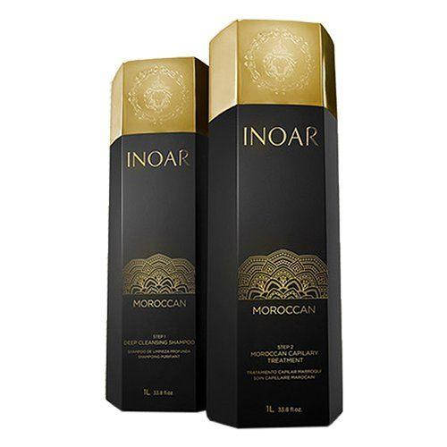 

Inoar Moroccan Hair Keratin Набор для кератинового выпрямления волос 2 шт (шампунь+кератин)