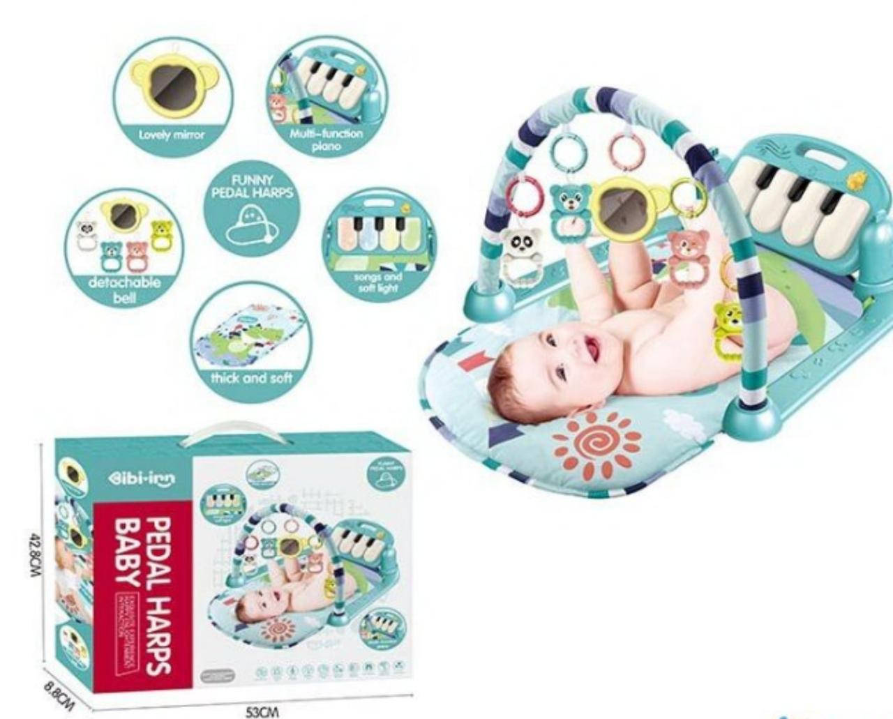 

Коврик свет, звук, пианино, в коробке