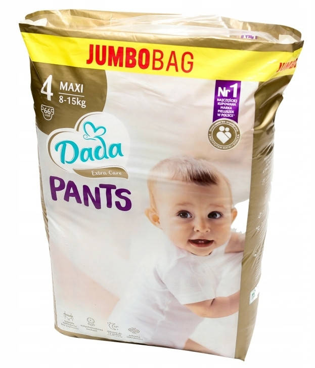 

Трусики Dada pants Extra Care №4 (8‑15 кг) 66 шт
