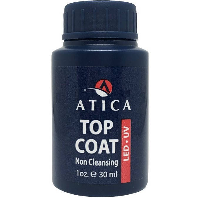 

Топ без липкого шару Atica Non Cleansing Soak Off Top Coat, 30ml