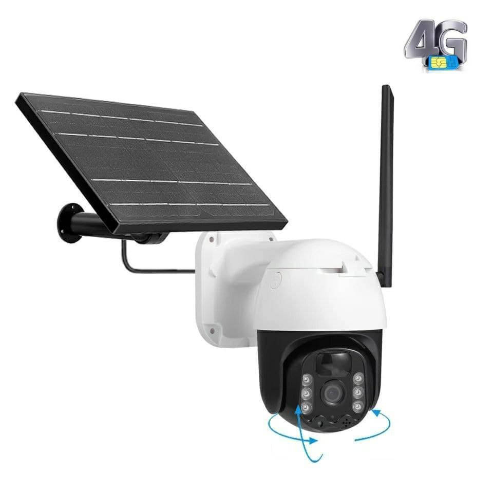 

Наружная поворотная IP камера с солнечной панелью Eyizco 4G-2Mp Solar. UBox
