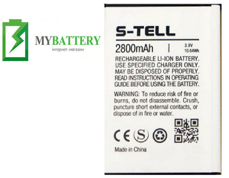 

Оригинальный аккумулятор АКБ (Батарея) для S-Tell3 M655 2800 mAh 3.8V