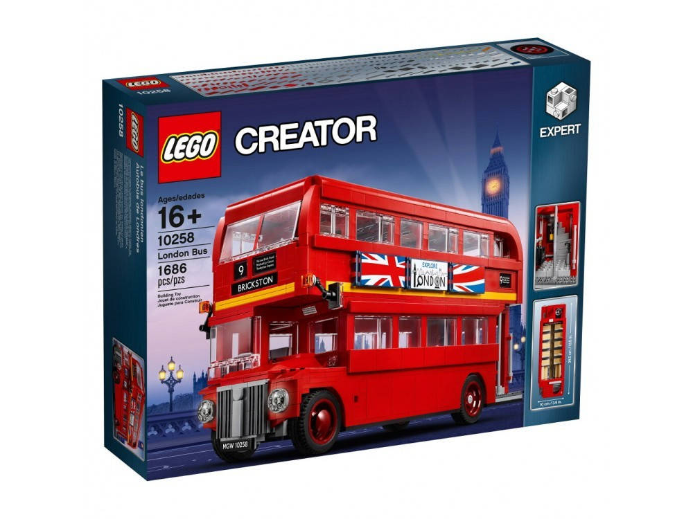 

Блочный конструктор LEGO Creator Лондонский автобус (10258), Красный