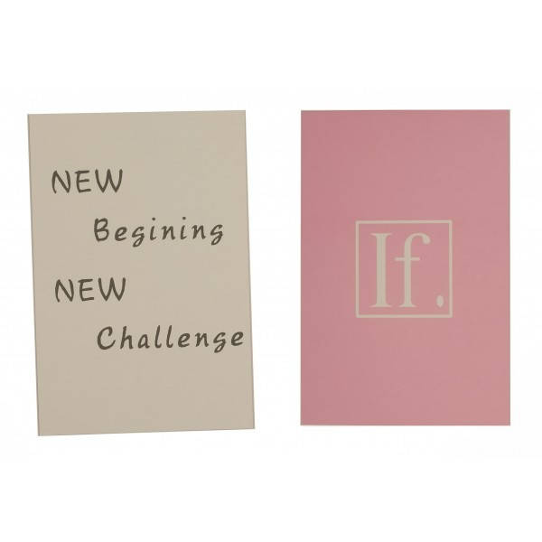 

Открытка 10х15см (надпись "new begining new challenge"+надпись "If")