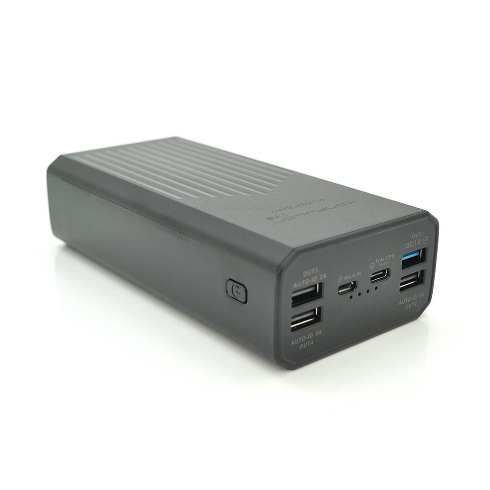 

Павербанк Powerbank Konfulon P40Q 40000mAh, Black, Blister (Банка)