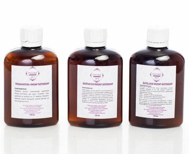

Ботекс для волос Inoar BotoHair (Иноар БотоХеир), 3х100 мл