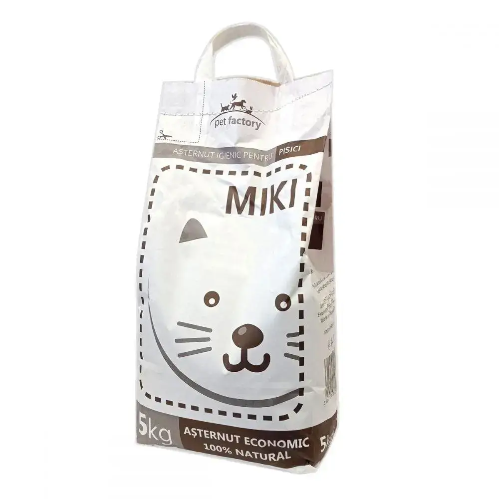 

Pet Factory Miki Комкующийся бентонитовый наполнитель для кошачьего туалета 5 кг