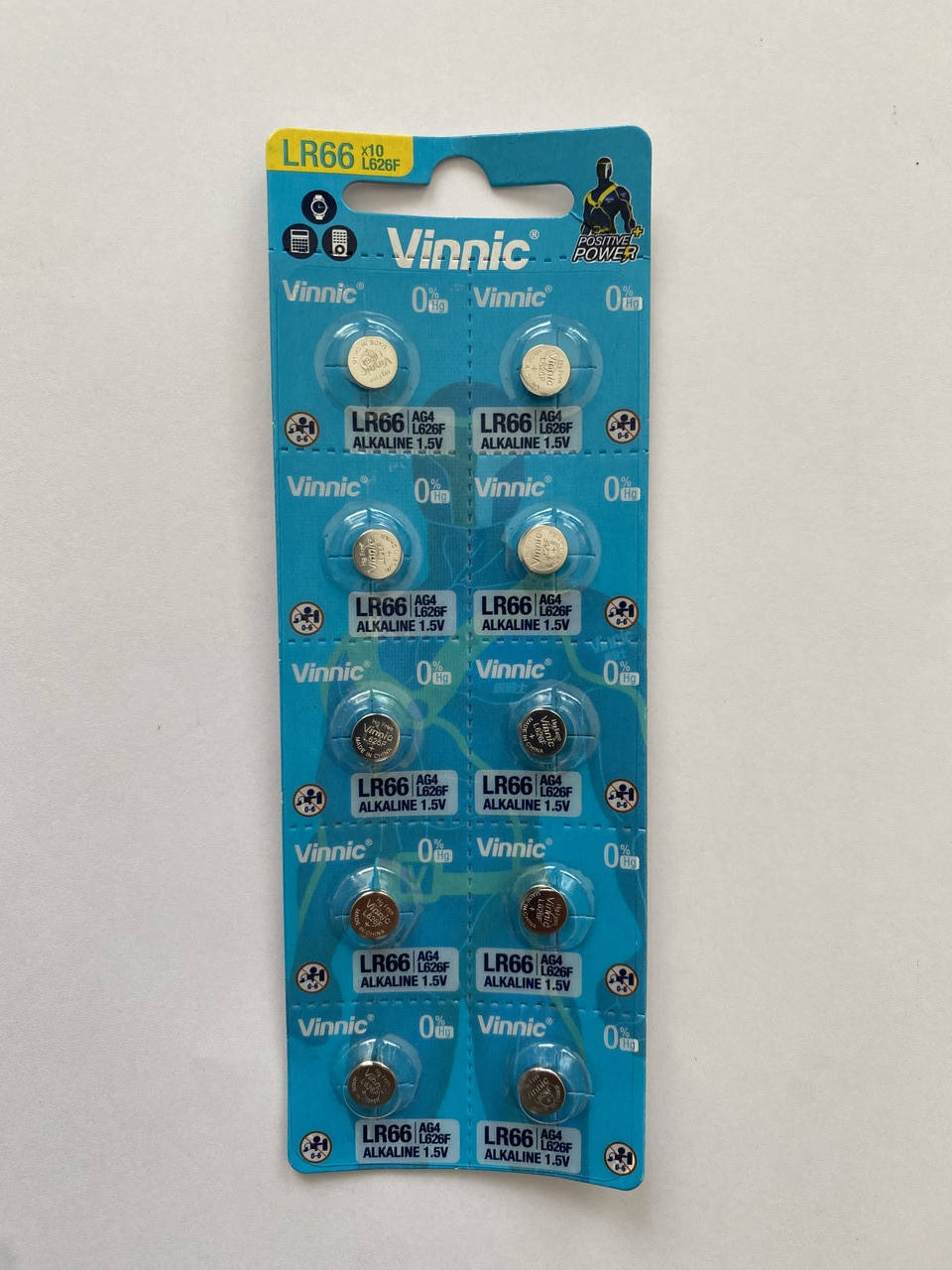 

Батарейка Vinnic AG 4 (SR626,377) 1шт.
