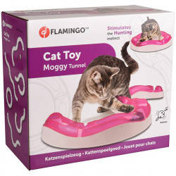 

Flamingo Moggy Tunnel ФЛАМИНГО интерактивная игрушка для котов, Розовый