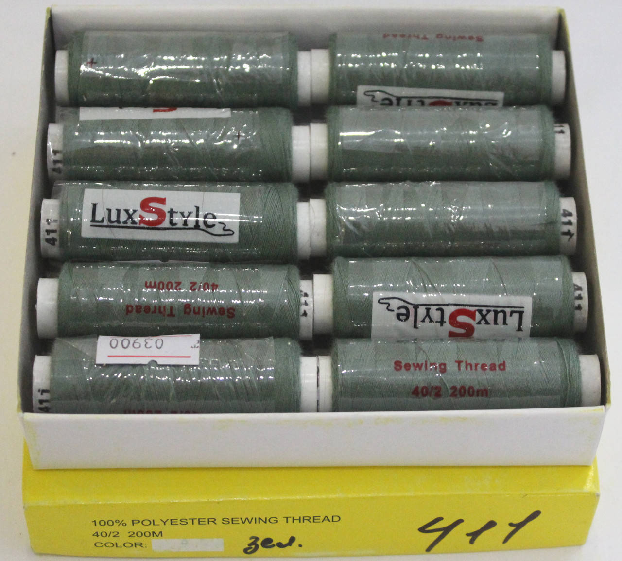 

Нитки швейные LuxStyle 40/2-200м (100% полиэстeр) №411, Разные цвета