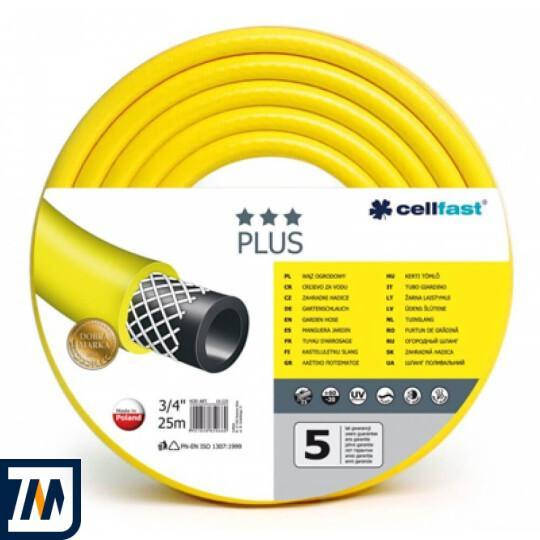 

Шланг поливочный CellFast Plus 3/4