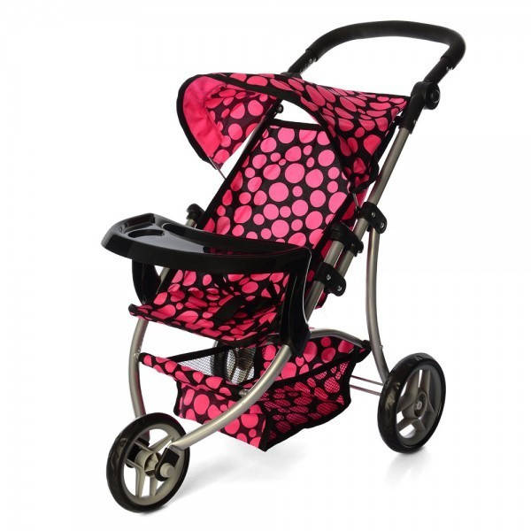 

Прогулочная коляска для кукол Melogo 9377 B-T Горох
