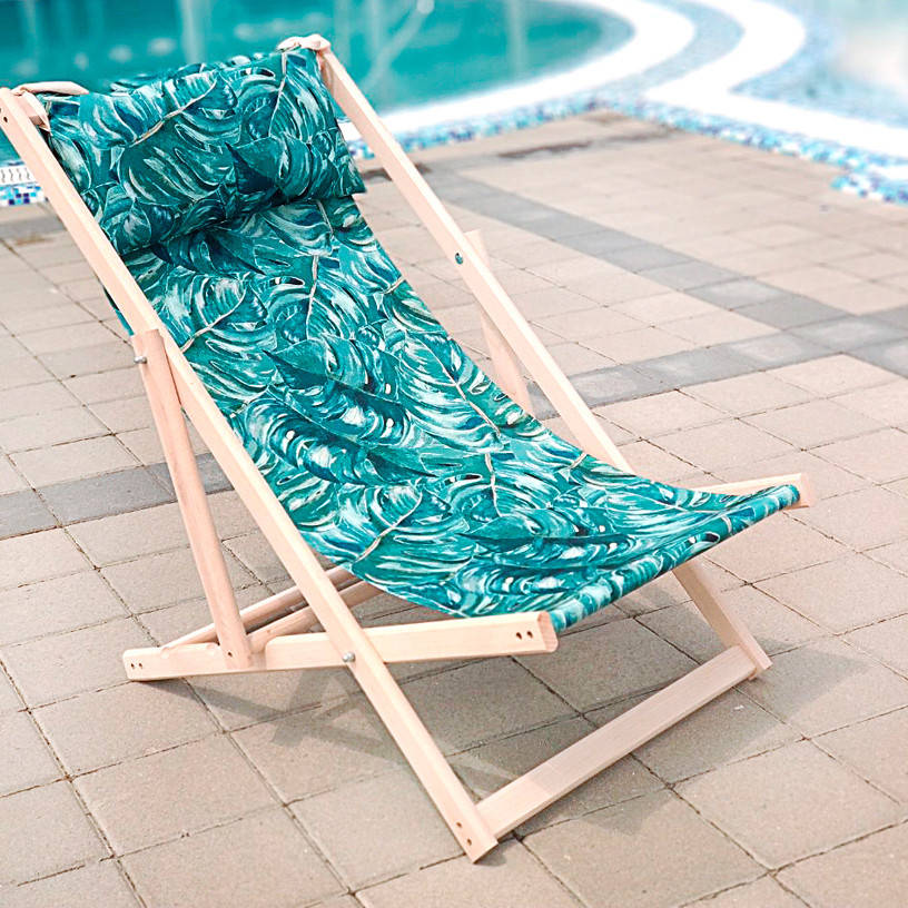 

Шезлонг деревянный Листья 110х60 см (SHZL_19L009)