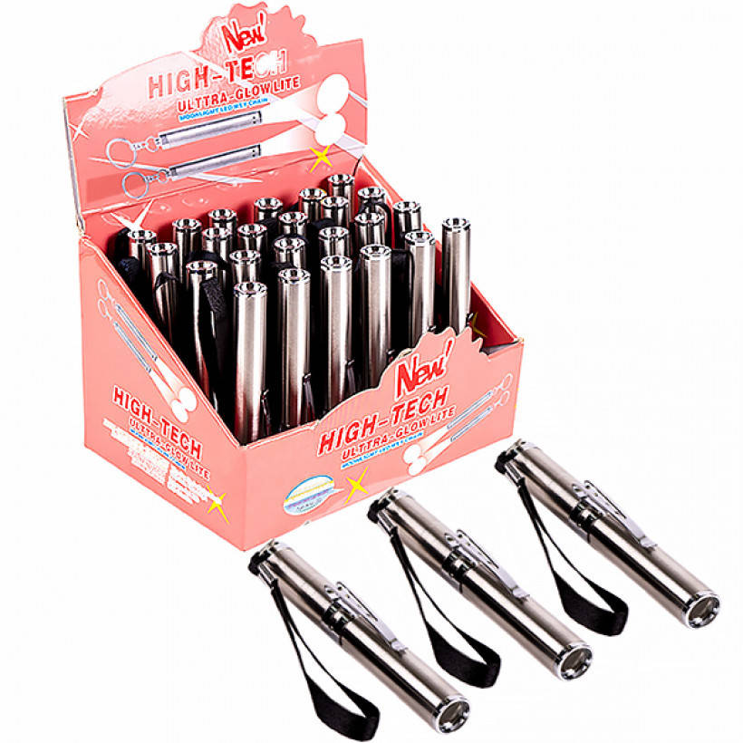 

Фонарик металл С1701 1*ААА, 100*13мм 12-18