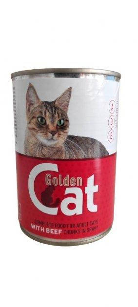 

Корм для кошек Golden Cat говядина 415 g