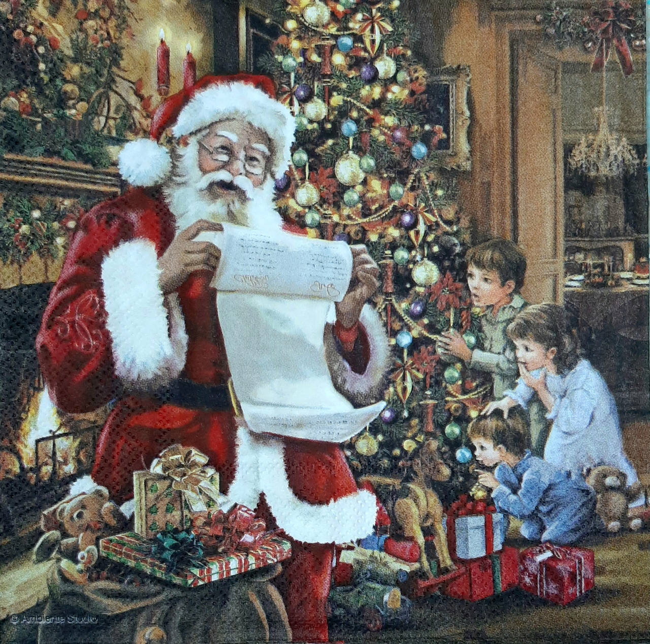 

Салфетка для декупажа 33х33см, НГД-128