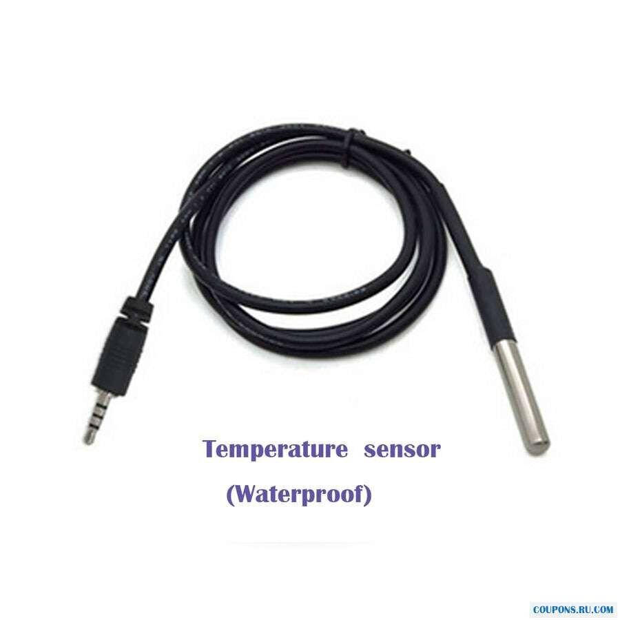 

Цифровой датчик температуры Sonoff DS18B20, Черный