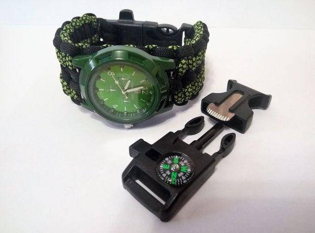 

Часы Swiss Army ,браслет выживания 5 в 1,мужские