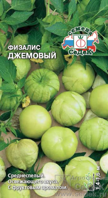 

Семена Физалис Джемовый 0,1 грамма Седек
