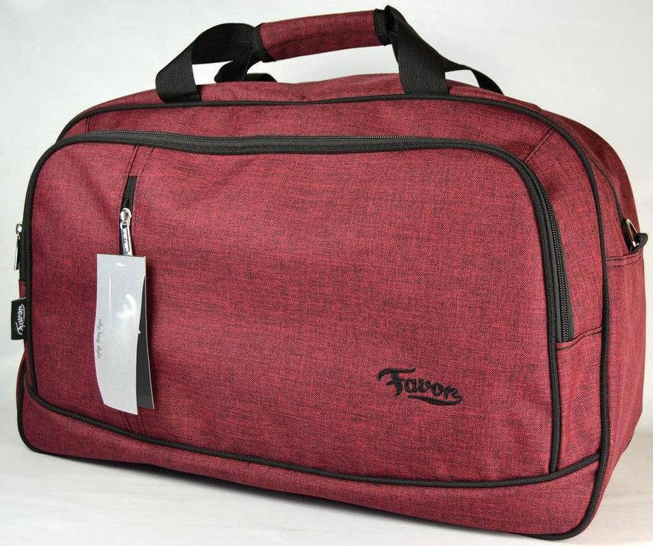 

Качественная дорожная сумка "Favor" (56 см) 676 Бордовый