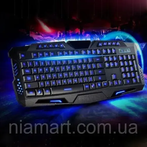 

Игровая клавиатура Magic Wings M200 с подсветкой, 3 Цвета подсветки. ENG