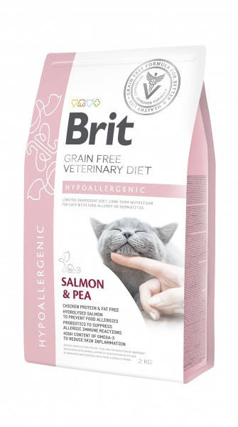 

Сухой корм Brit Grain Free VetDiets Cat Hypoallergenic для кошек при пищевой аллергии 2 кг